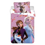 JERRY FABRICS Pamučna dječja posteljina Frozen "Wind" 100x135 cm, plava